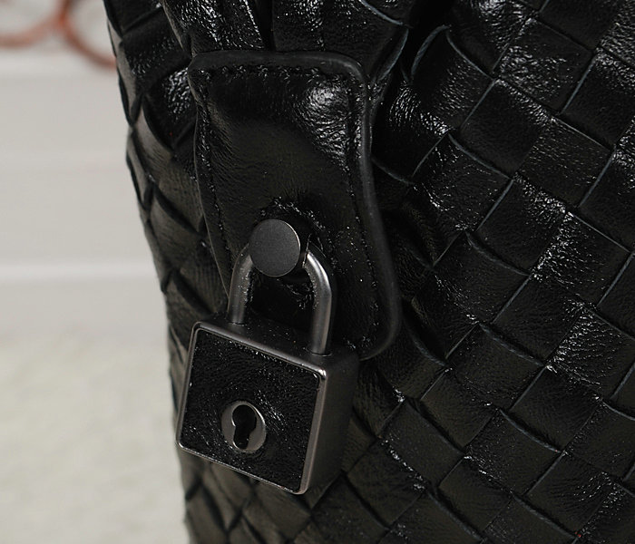 Bottega Veneta krim intrecciato calf bag 1048S black - Click Image to Close